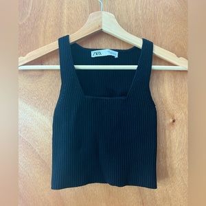 Zara Cropped Tank Top